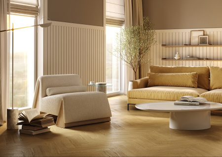 Кварцевый паркет Quartz Parquet Штучный паркет Дуб Рейн 44-33429 5/0,6 мм 